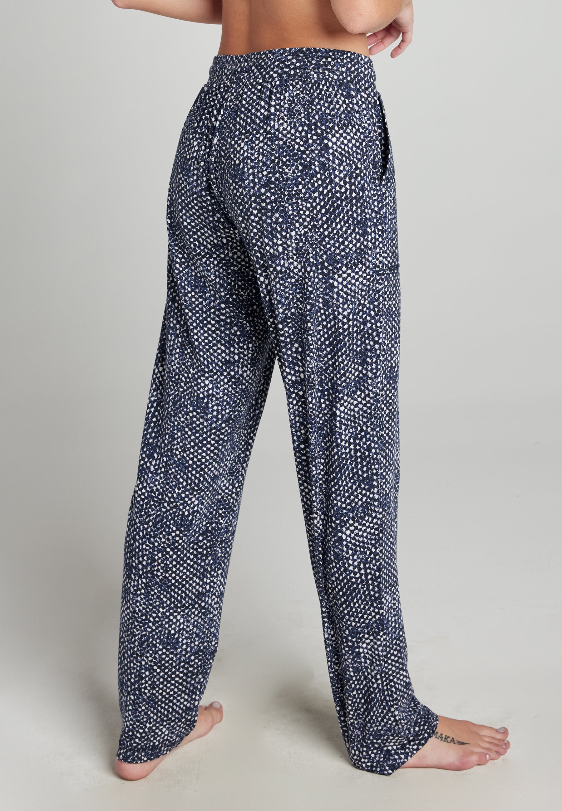 Buy Jockey Iris Blue Assorted Prints Knit Lounge Pants Style Number-RX09  Online