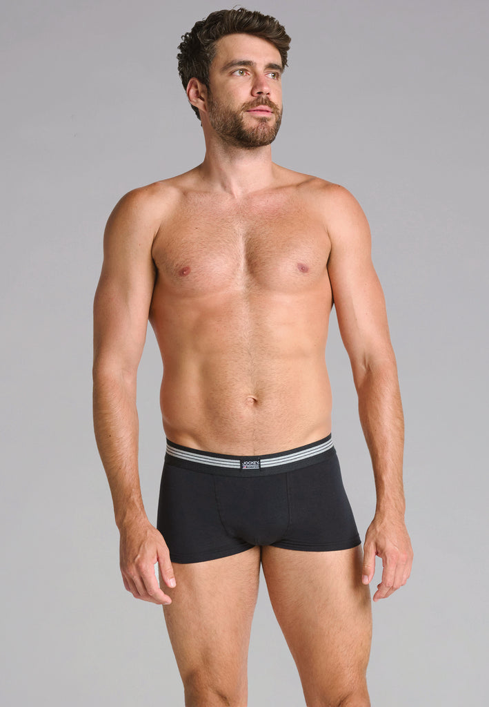 Jockey Balance Trunk – Mutande Uomo Confezione Da 2 (Grigio, XXL)