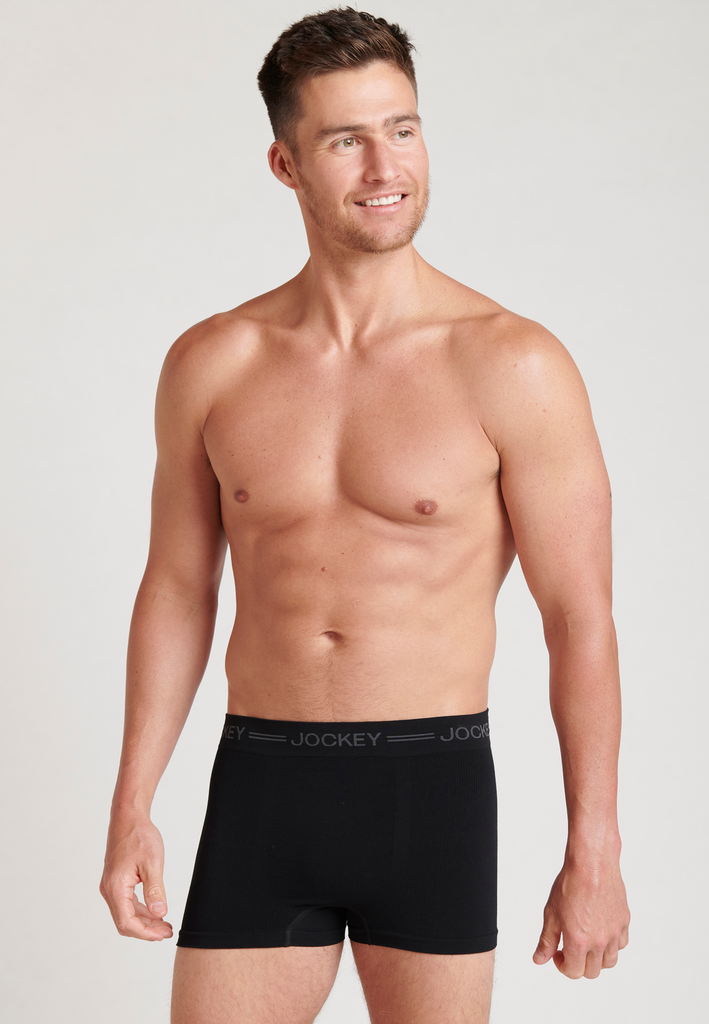JOCKEY Tronco corto in cotone elasticizzato pietra/rosso/grigio Boxer JOCKEY Tronco corto in cotone elasticizzato pietra/rosso/grigio Boxer