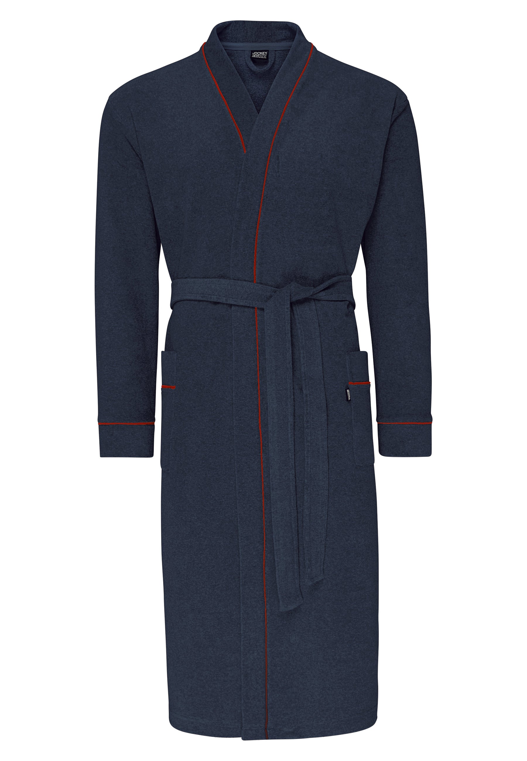 Fleece dressing gown - Dark blue - Men | H&M IN