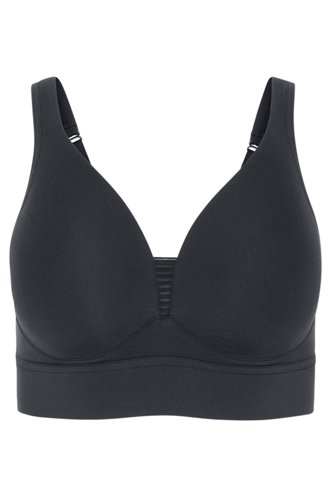 Black Textured Jacquard V-neck Sports Bra – Rove Jewelry Accessories and  Gifts